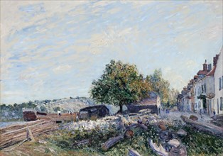 Saint Mammès-Morning, 1884. Creator: Alfred Sisley.