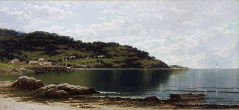 Along the Maine Coast (image 2 of 2), c1885. Creator: Alfred Thompson Bricher.