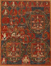 Three Mandalas, 16th century. Creator: Anon.