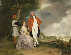 The Hon. William Monson and His Wife, Ann Debonnaire, c1786. Creator: Arthur William Devis.