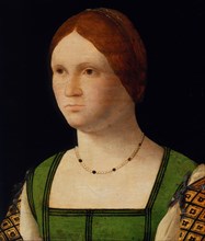 Portrait of a Young Woman, c1500. Creator: Francesco Bissolo.