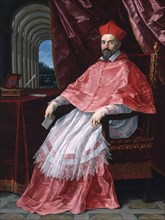 Portrait of Cardinal Roberto Ubaldini (1581-1635), 1627. Creator: Guido Reni.