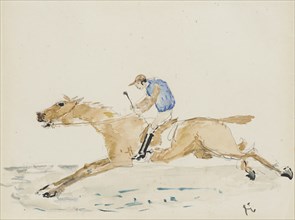 Jockey au Galop, c1878. Creator: Henri de Toulouse-Lautrec.