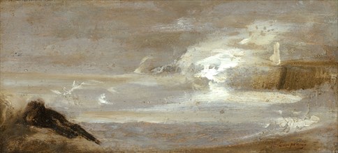 Seascape, mid 19th century. Creator: Jean-Baptiste Carpeaux.