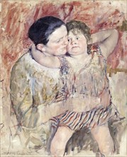 Woman and Child, turn of the 20/ century. Creator: Mary Cassatt.