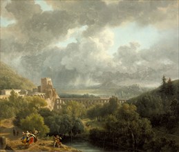 Landscape with an Aqueduct, 1810. Creator: Nicolas Antoine Taunay.