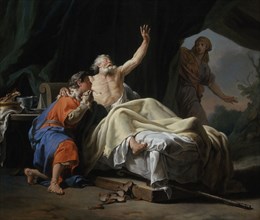 Isaac Blessing Jacob, 1768. Creator: Nicolas Guy Brenet.