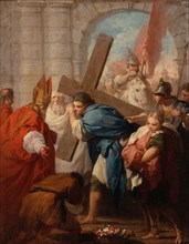 Heraclius Carrying the Cross, Probably 1728. Creator: Pierre Subleyras.
