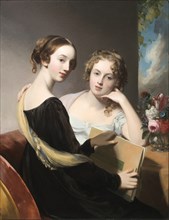 Portrait of the Misses Mary and Emily McEuen, 1823. Creator: Thomas Sully.
