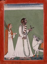 Sidh Sen (reigned 1684-1727) Dressed as Shiva, c1730. Creator: Unknown.