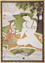 Shiva and Parvati (image 1 of 5), 19th century. Creator: Unknown.