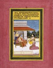 Shri Raga, Folio from a Ragamala (Garland of Melodies), between c1850 and c1900. Creator: Unknown.