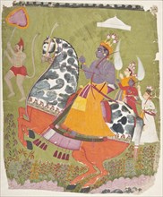 Rama on Horseback (image 1 of 5), between 1750 and 1775. Creator: Unknown.