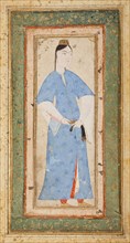 Young Woman in Blue, Late 16th century. Creator: Unknown.