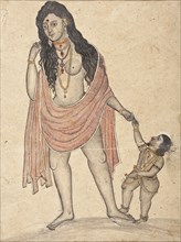 Woman and Child, Early to mid-19th century. Creator: Unknown.