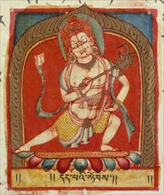 Power of Faith, Folio from a Shatasahasrika Prajnaparamita..., 11th century. Creator: Unknown.
