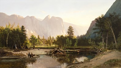 Yosemite Valley (image 1 of 2), 1875. Creator: William Keith.