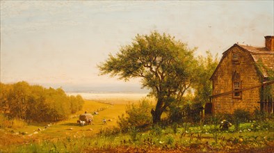 A Home by the Seaside (image 1 of 2), c1872. Creator: Worthington Whittredge.
