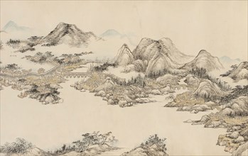 Traveling to the Southern Sacred Peak (image 19 of 28), between c1700 and c1800. Creator: Zhang Ruocheng.