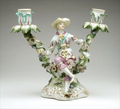 Pair of Candelabra (image 1 of 2), between 1760 and 1770. Creator: Meissen Porcelain.