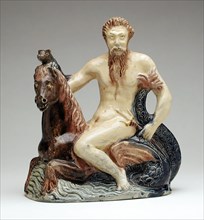 Neptune on a Seahorse, between 1560 and 1620. Creator: Unknown.