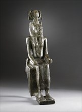 Seated Figurine of Goddess Wadjet, 26th Dynasty (664-525 BCE). Creator: Unknown.