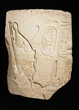 Relief with Portrait and Cartouches of Nectanebo II, between c.360 and c.343 B.C.. Creator: Unknown.