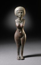 Nubian Female Figure, Egypt, Late Period, 25th Dynasty (711 - 600 BCE) or later. Creator: Unknown.