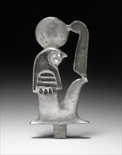Figure of the God Re-Horakhty, 1550-332 B.C.. Creator: Unknown.