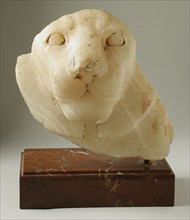 Head of a Lion, Egypt, Old Kingdom, 4th Dynasty (?), (2575 - 2465 BCE). Creator: Unknown.