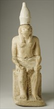 Statue of Horus, Seated (image 1 of 2), Probably Greco-Roman Period (332 BCE-337 CE). Creator: Unknown.