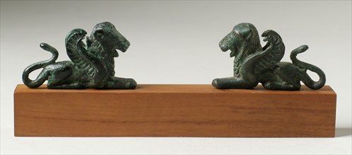 Two Winged Lions, c.500 B.C.. Creator: Unknown.