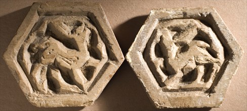 Polygonal elements (image 2 of 4), 11th century. Creator: Unknown.
