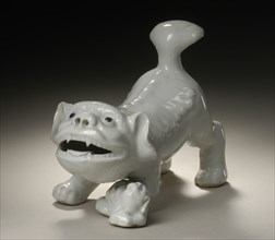 Okimono in the Form of a Chinese Lion and Young, 19th century. Creator: Unknown.