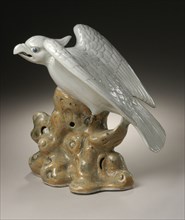 Okimono in the Form of an Eagle Landing on a Rock, 19th century. Creator: Unknown.