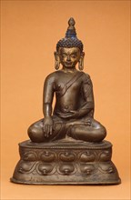 Buddha Shakyamuni or the Jina Buddha Akshobhya (image 1 of 2), 14th century. Creator: Unknown.