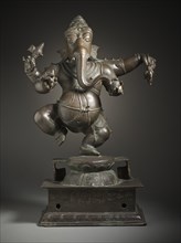 Dancing Ganesha, Lord of Obstacles, 16th-17th century. Creator: Unknown.