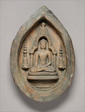 Votive Tablet of Buddha Shakyamuni, between c.1050 and c.1100. Creator: Unknown.