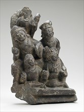 Attendants of the Sun God Surya, c.700. Creator: Unknown.