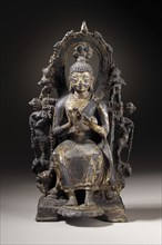 Buddha Shakyamuni or the Bodhisattva Maitreya, early 8th century. Creator: Unknown.