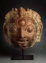 Head of the Hindu God Bhairava from a Libation Vessel, Late 15th century. Creator: Unknown.