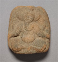 Votive Tablet with Ganesha, Lord of Obstacles, c.18th century. Creator: Unknown.
