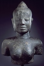 Bust of the Buddhist Goddess Prajnaparamita (image 2 of 2), 12th-early 13th century. Creator: Unknown.