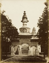 Gate to Buddhist Sanctuary, 1860. Creator: Felice Beato.