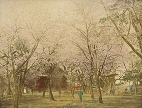 Public Garden Uyeno Tokio, 1865. Creator: Unknown.
