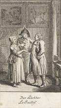 Illustration for 'Wedding Proposals', 1780. Creator: Daniel Nikolaus Chodowiecki.