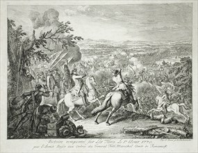 Romanzoff's Victory Over the Turks August 1, 1770 at Kahul, 1770. Creator: Daniel Nikolaus Chodowiecki.