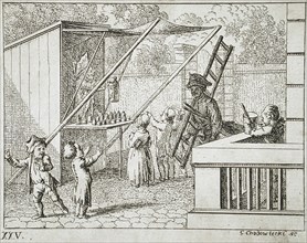 Illustration for Basedow's 'Elementary Work', 1770. Creator: Daniel Nikolaus Chodowiecki.