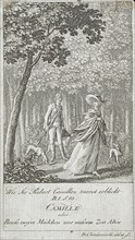 Title Page for 'Camille', 1787. Creator: Daniel Nikolaus Chodowiecki.