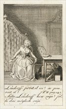 Illustration for 'Caroline of Lichtfield', 1786. Creator: Daniel Nikolaus Chodowiecki.